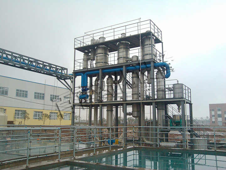 三效強制循環(huán)蒸發(fā)器